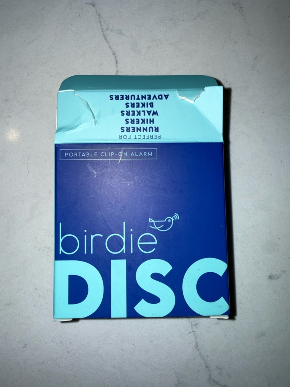 Birdie Disc Portable Clip-On Alarm - Pink